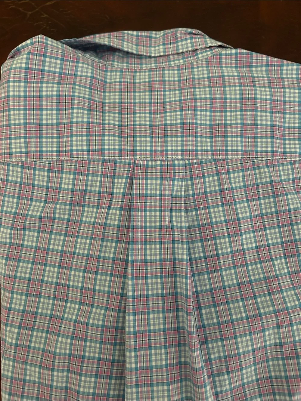 Classic Ralph Lauren Pink & Light Blue Plaid Boy’s Button-Down Shirt